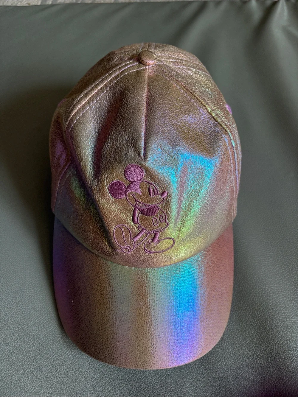 Women’s Mickey Mouse EARidescent Disney Parks Baseball Cap Hat OS